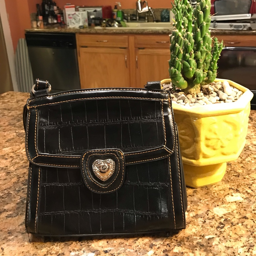 Vintage Brighton Black Leather Purse